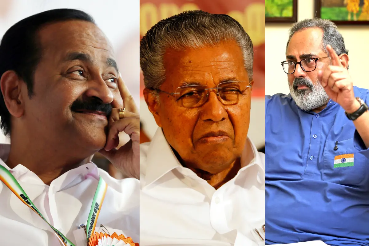 Kerala exit poll results showing UDF lead over LDF and BJP gains