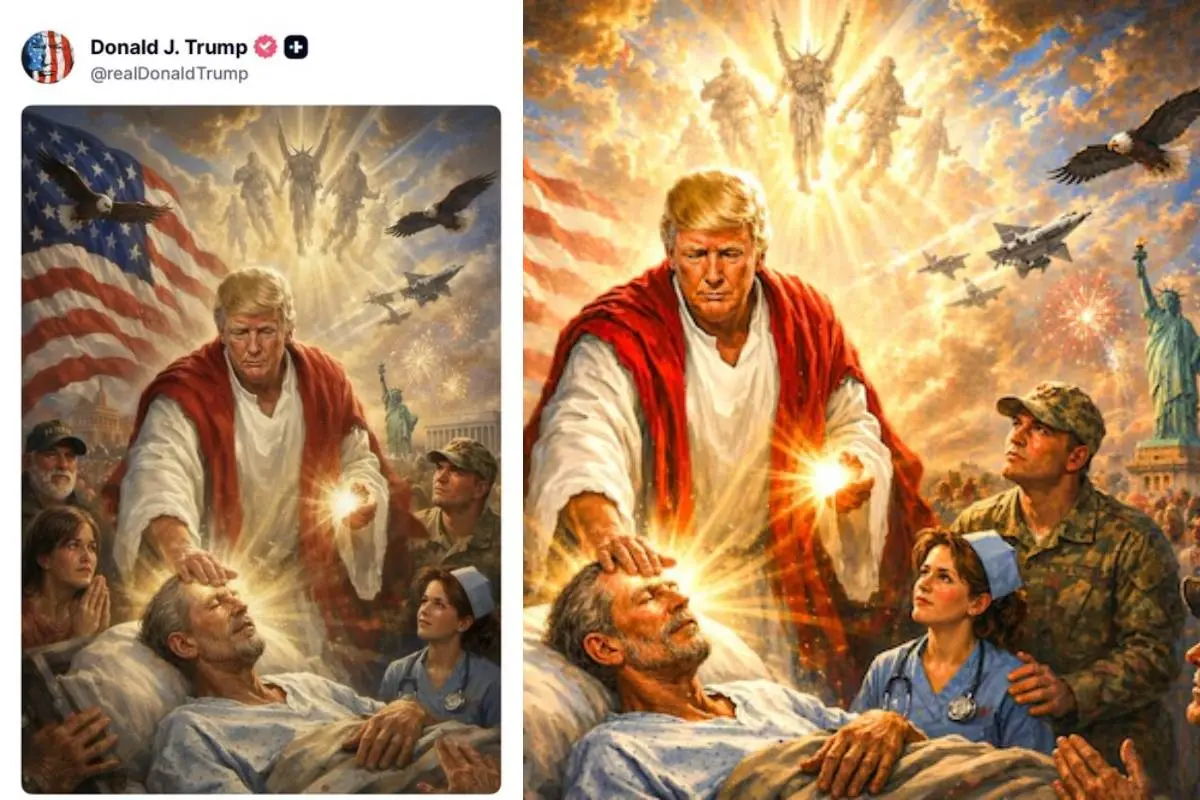 Trump AI Jesus Image Shock