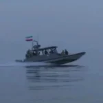 Oil tanker passing through Hormuz Strait amid rising tensions and Iran imposing toll on international shipping