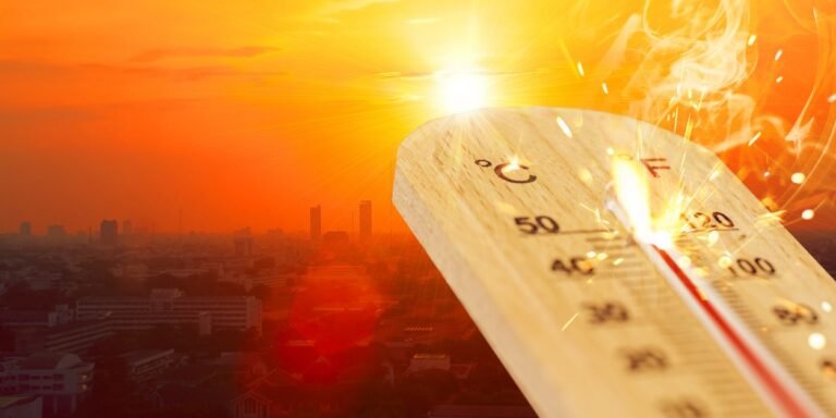 People walking under hot sun in Kerala during severe heat wave conditions