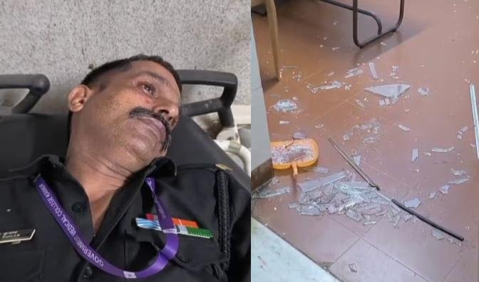 Chaos inside Pariyaram Medical College after gang attack creating panic among staff and patients