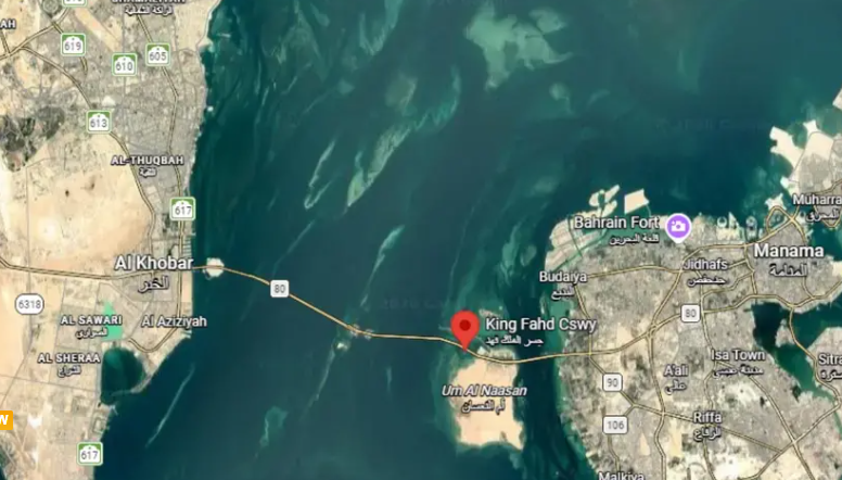 King Fahd Causeway Closed Shock