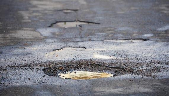 SUV Road Damage Shock