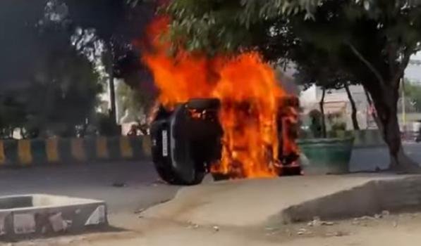 Noida Workers Protest Turns Violent