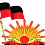 Election officials inspecting seized cash during Tamil Nadu election raid operation