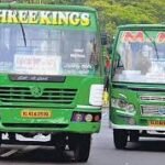 Damaged bus windshield after road rage incident in Kochi involving car driver attack on public transport