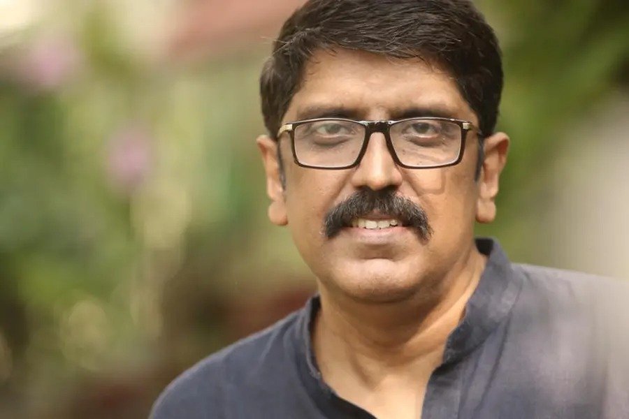 B Unnikrishnan addressing FEFKA meeting after announcing resignation as General Secretary