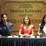 Contestants participating in Miss Universe Kerala pageant event at Kochi venue