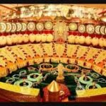 Paramekkavu chamaya pradarshanam display with traditional ornaments during emotional tribute event in Thrissur