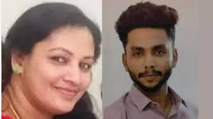 Police investigating murder scene in Kelakam Kannur after son killed mother