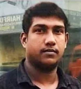 Accident scene in Saudi Arabia involving vehicle crash where Kerala native lost his life