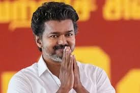 Tamil Nadu exit poll showing Vijay leading with TVK ahead of DMK and AIADMK