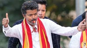 Tamil Nadu election exit poll showing Vijay party gaining lead and political discussions rising