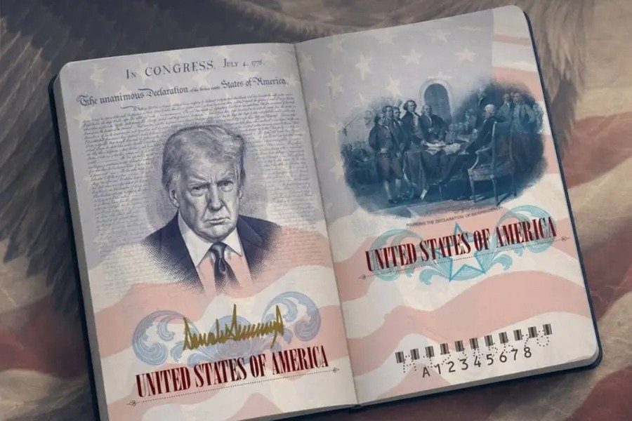 New US passport design featuring Donald Trump portrait as part of 250th anniversary celebration