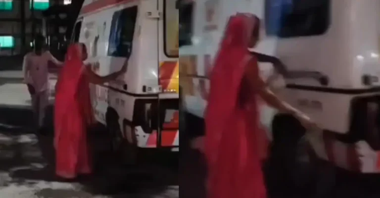Woman forced to clean husband's blood inside ambulance in Madhya Pradesh hospital case