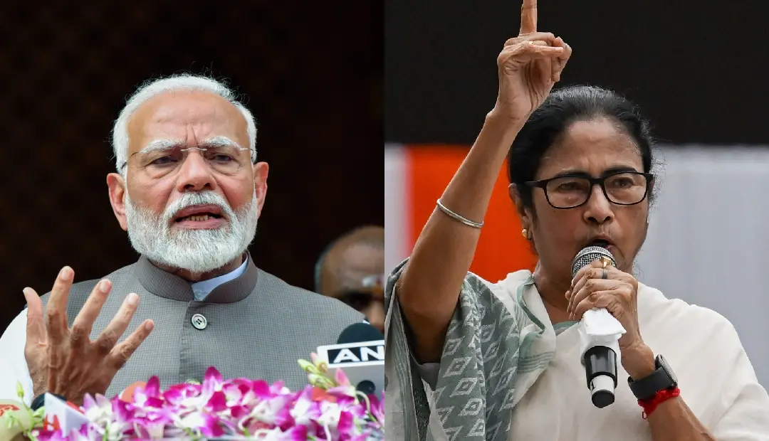 Narendra Modi eating Jhalmuri during Bengal rally amid political controversy with Mamata Banerjee