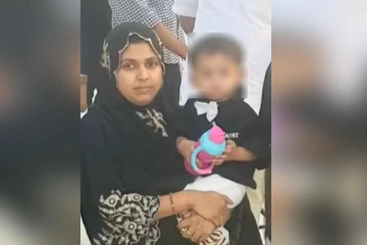 Police at Tirur well site where woman and child were found dead during tragic incident investigation