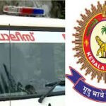 Kerala police officers rescuing a man from suicide attempt inside a house in Kottarakkara