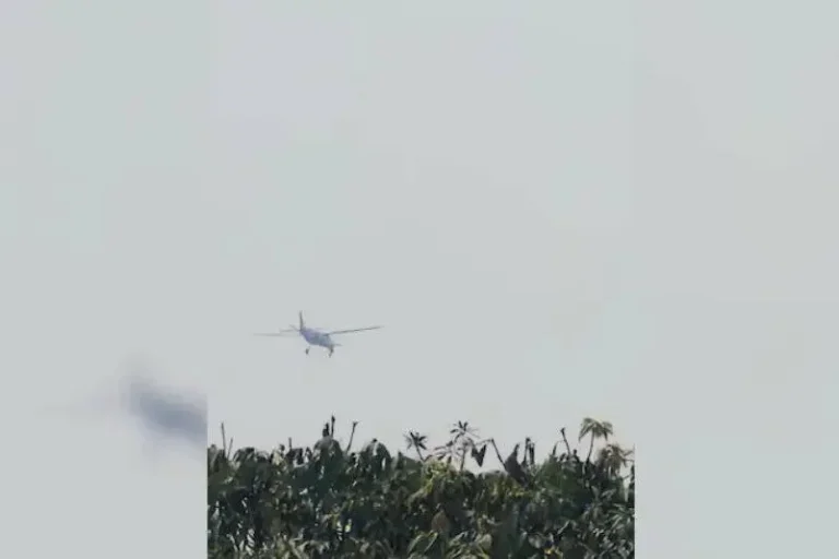 Chartered plane crash in Chhattisgarh forest area kills two pilots after aircraft catches fire