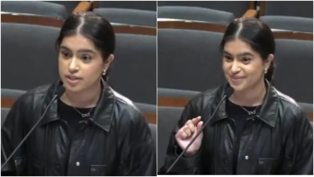 Neha Surathran speaks at Texas city council defending Indian community against hateful remarks