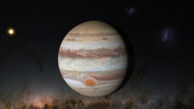 Jupiter Saturn Moon Mystery