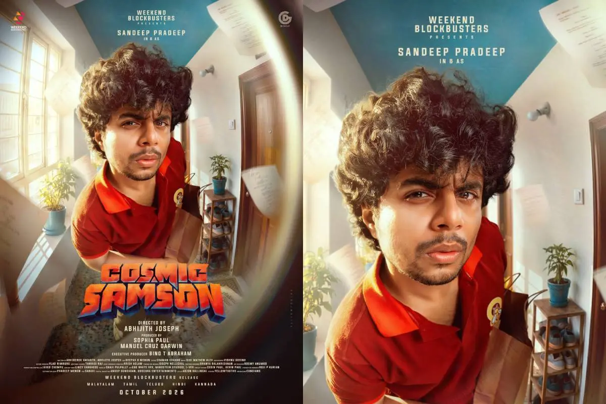 Cosmic Samson first look poster featuring Sandeep Pradeep