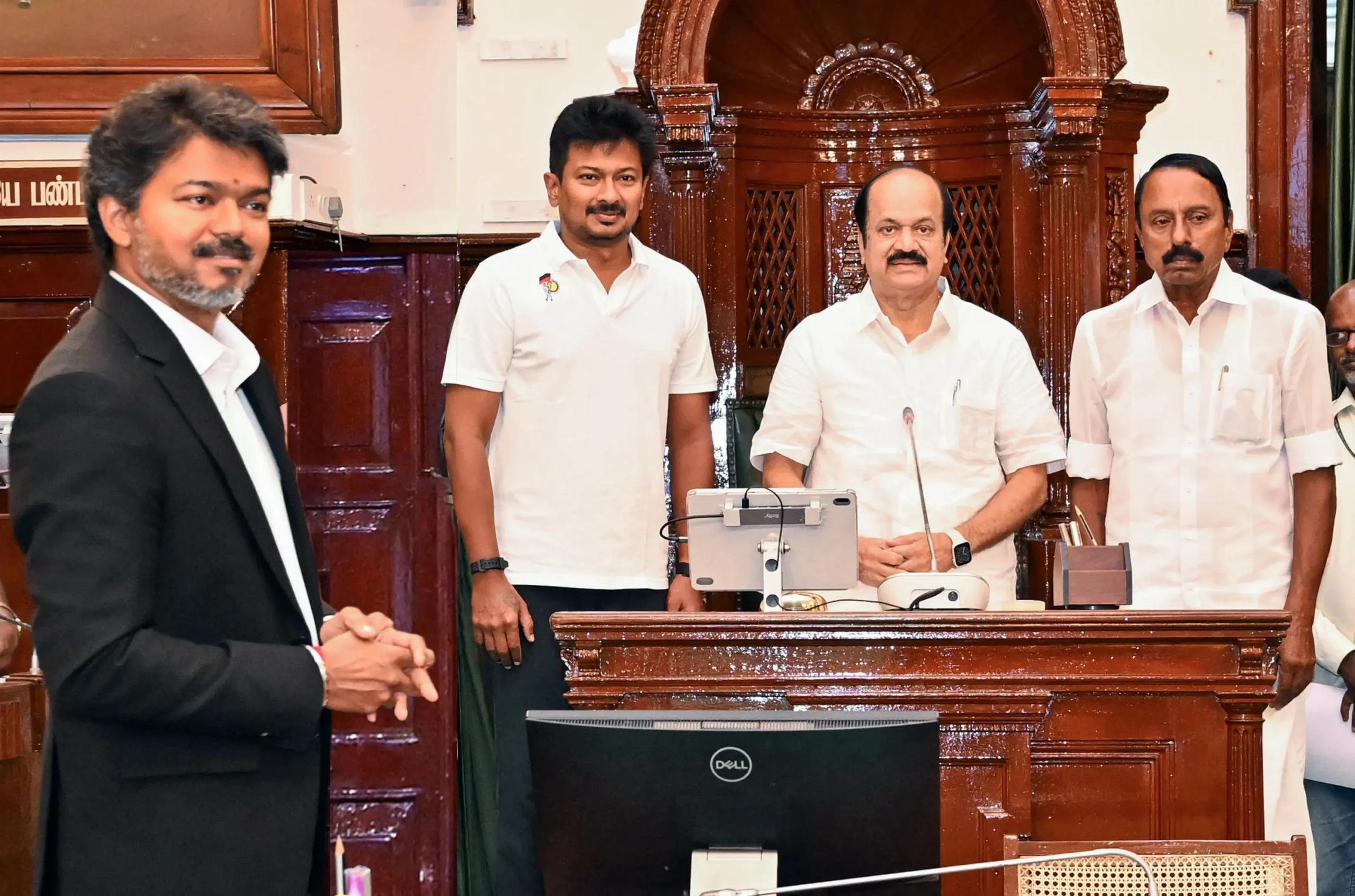JCD Prabhakar taking oath as Tamil Nadu Assembly Speaker