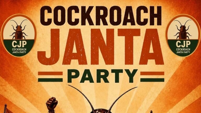 Cockroach Janatha Party gathering at Kochi Marine Drive
