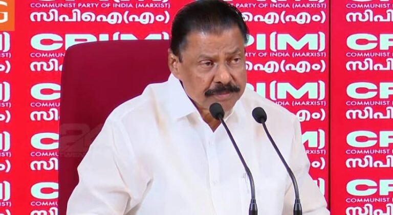 MV Govindan response after election defeat