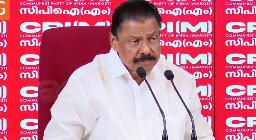 MV Govindan response after election defeat