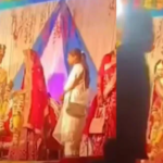 Bride running away from wedding stage during ceremony in Madhya Pradesh viral video