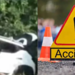 Car crash with lorry at Gundlupet highway involving Kerala tourists
