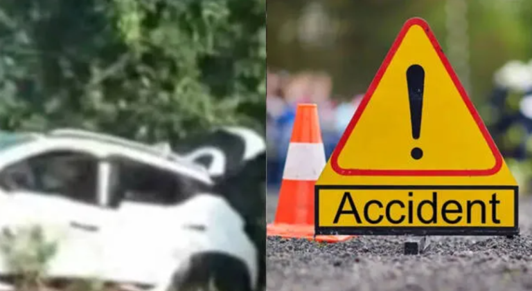 Car crash with lorry at Gundlupet highway involving Kerala tourists