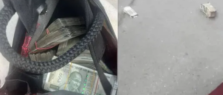 Currency notes scattered near residential tower during ED raid in Mohali