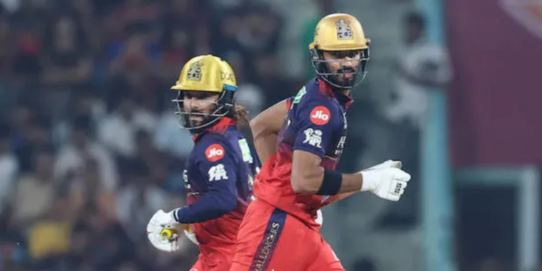 Mitchell Marsh celebrating century against RCB in IPL 2026 match