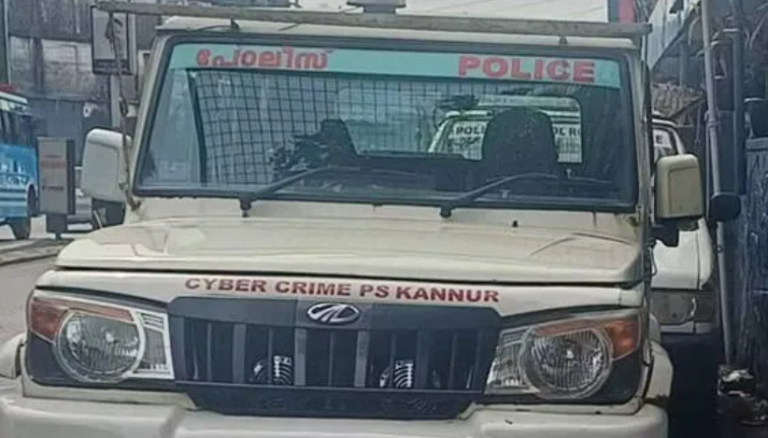 Stolen Kerala police jeep recovered in Kannur