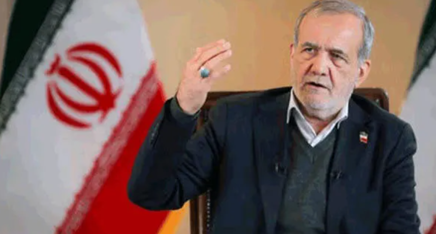 Iran President Masoud Pezeshkian during geopolitical tensions