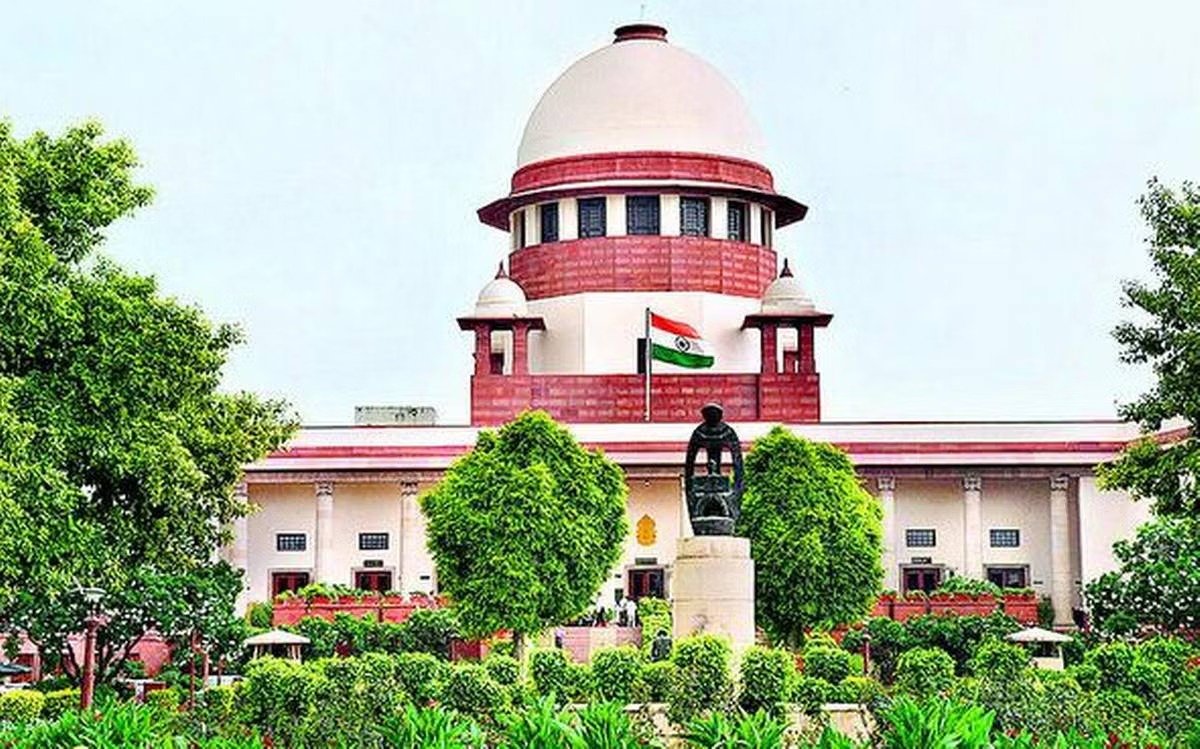 Supreme Court of India building during hearing on West Bengal election counting case