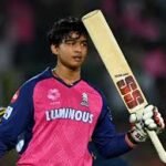 Young cricketer Vaibhav Suryavanshi playing IPL match amid controversy