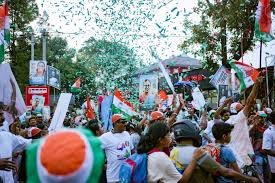Kerala election results UDF leading wave ministers trailing BJP gains