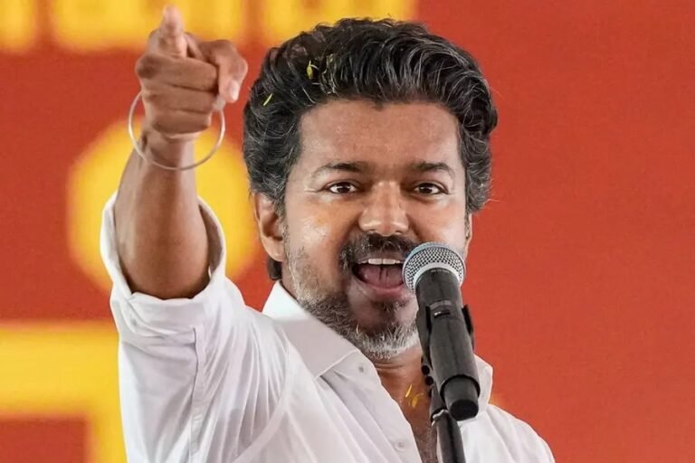 Tamil Nadu election results Vijay TVK leading seats political shift
