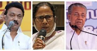 Election results 2026 south India political wave UDF TVK BJP leading