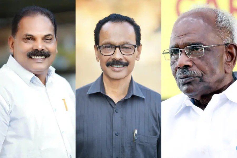 Senapathy Venu celebrating victory in Udumbanchola election result with supporters