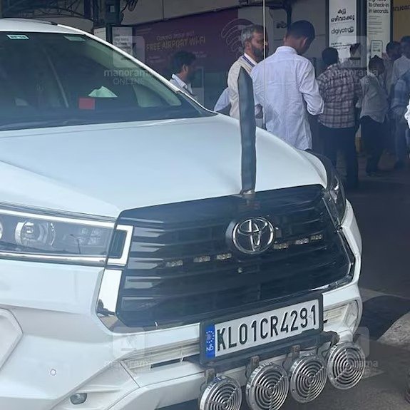 Kerala CM convoy vehicle caught by AI camera for traffic violations
