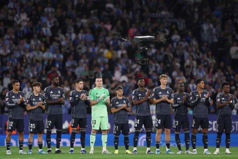 Real Madrid players during training amid reports of internal conflict and team crisis