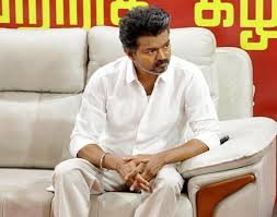 Actor Vijay addressing TVK leaders amid Tamil Nadu political crisis