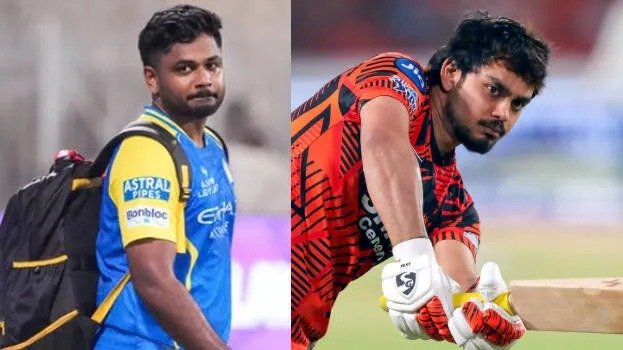 Sanju Samson Ishan Kishan during cricket discussion