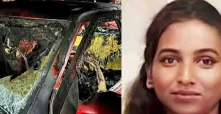Perambra Car Fire forensic investigation scene