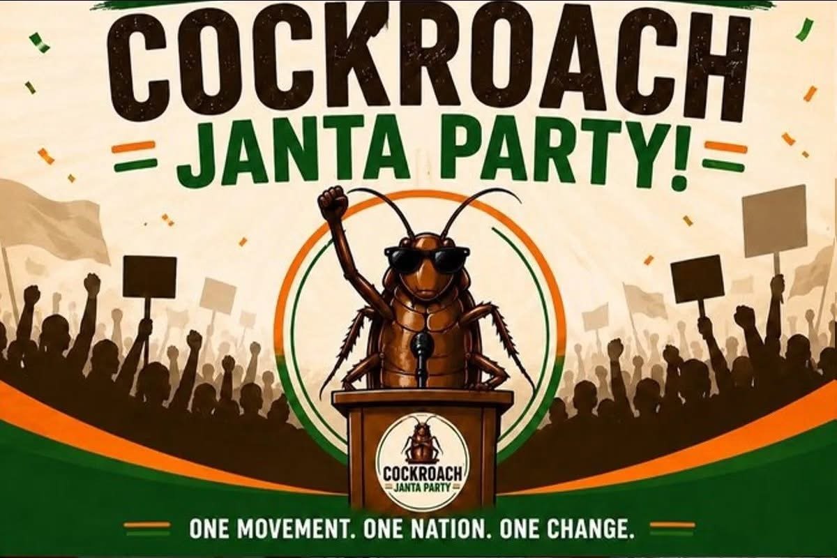 Cockroach Janata Party social media controversy