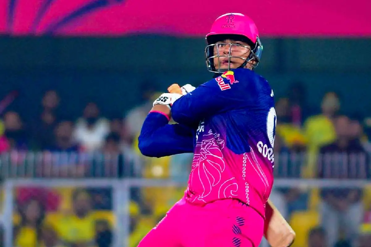 Vaibhav Suryavanshi hitting sixes in IPL match